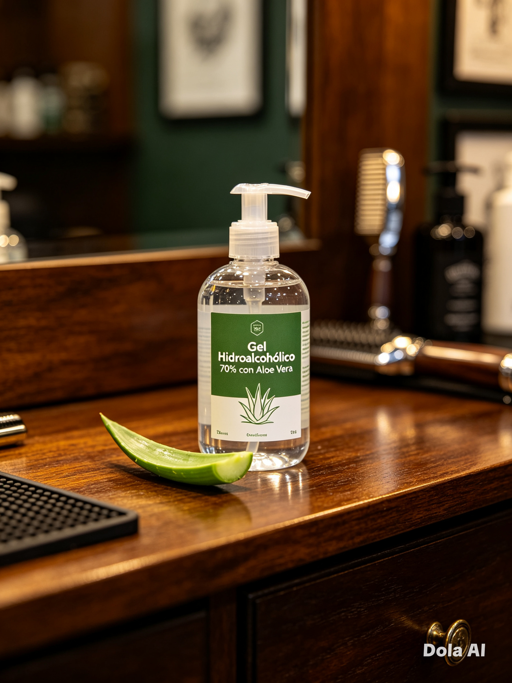 Gel hidroalcohólico 70% con aloe vera